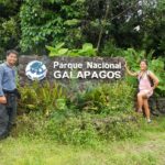 Dondon Bales and April Peregrino in Galapagos